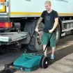 Máy quét rác đẩy tay cơ học Eureka