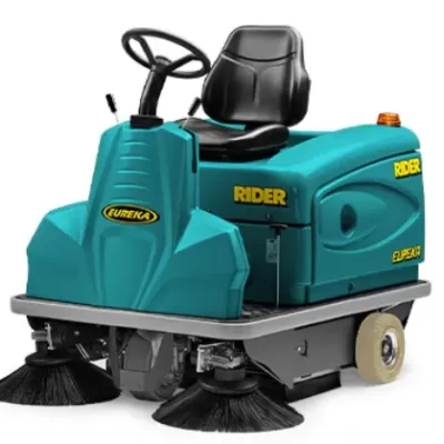 Máy quét rác ngồi lái hoạt động bằng ắc quy Eureka